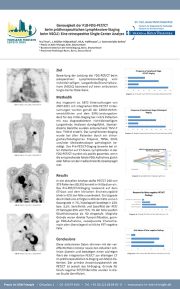 Poster Genauigkeit der F18-FDG-PET/CT beim prätherapeutischen Lymphknoten-Staging beim NSCLC